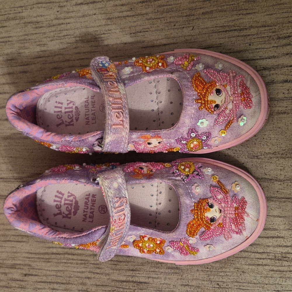 New • Lelli Kelly Dolly Fairy Maryjane Sneaker Shoes - Picture 2 of 3